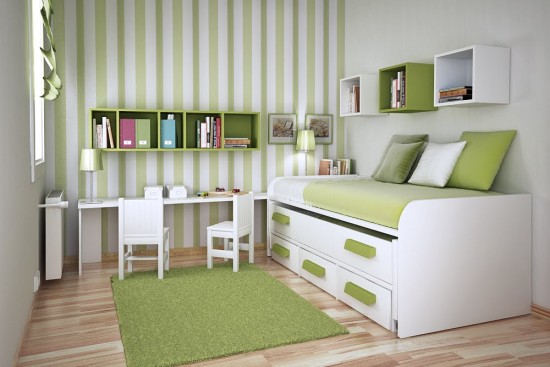 green_kids_room_layout_space_saving_idea_550x367.jpg